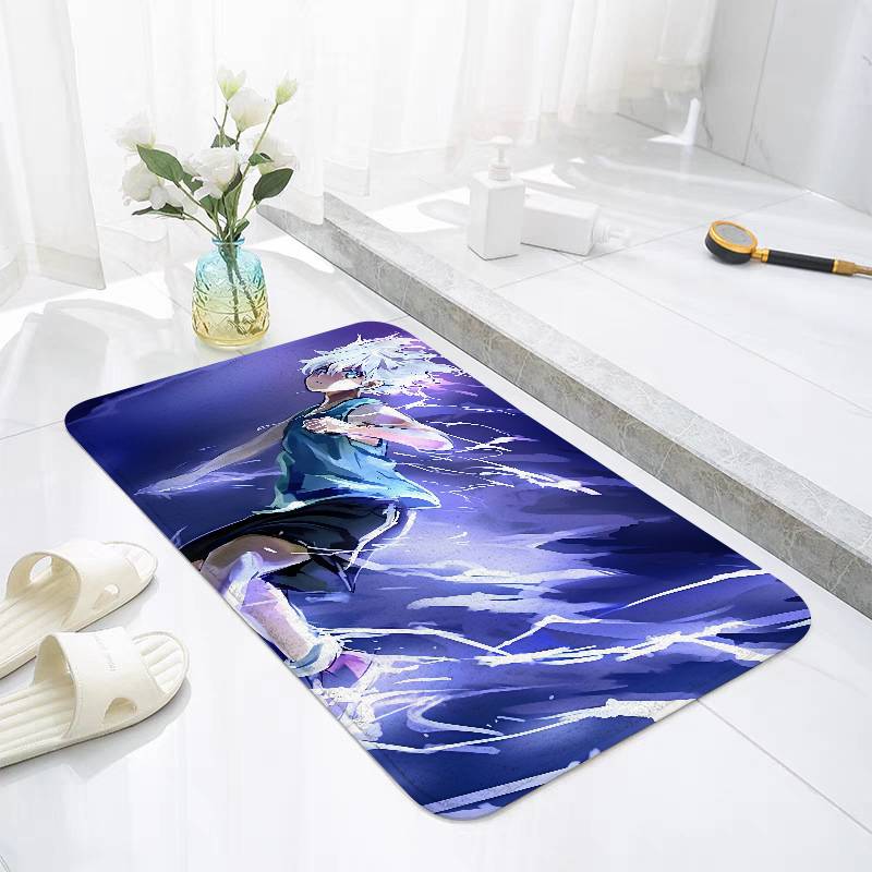 H-Hunter-X-H-Hunter K-Killua Floor Mat For Living Room Cushions Modern Soft Fluffy Home Rug For Children's Bedroom Play Carpet