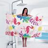 1pc flamingo Print towel Sports Quick-Drying Super Absorbent Camping Towel Super Soft Lightweight Gym Swimming Yoga Beach Towel