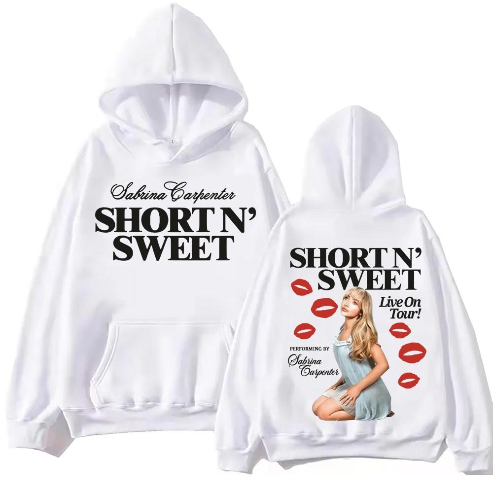 Sabrina Carpenter Wereldtournee 2025 Hoodie Man Vrouw Harajuku Lange Mouw Pullover Tops Sweatshirt Cadeau