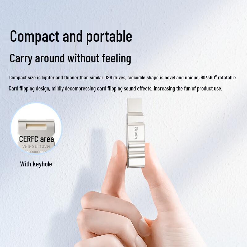 BIWIN High-Speed Dual Interface & Portable Metal USB Flash Drives