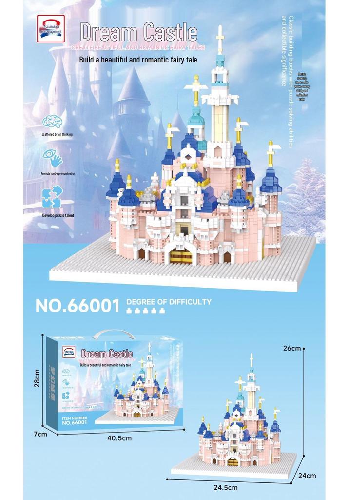 Great Wall Micro-Granule Blocks: Challenging Educational Assembly Toy for Adults, Boys, and Girls