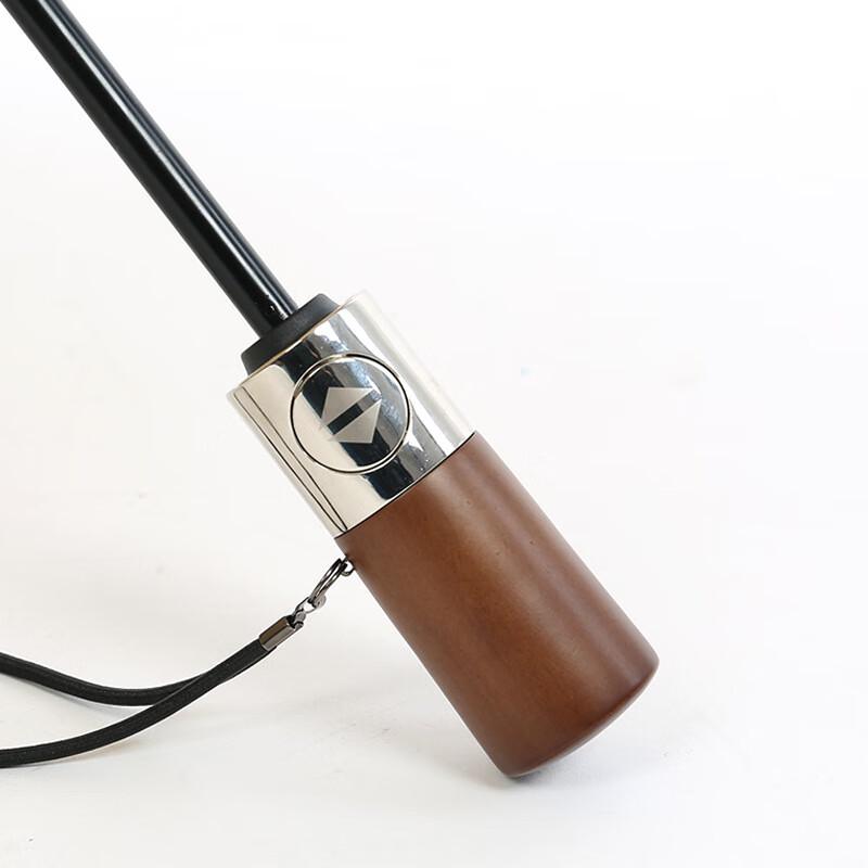 Nanjiao Automatic Vintage Wooden Handle Folding Umbrella