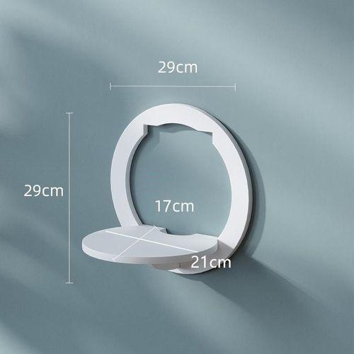 Drewniana płyta plastikowa Stojak ścienny do przechowywania Bez dziurkowania Półka nocna Wisząca przegroda ścienna Stojak na kwiaty Półki domowe Dekoracyjna rama