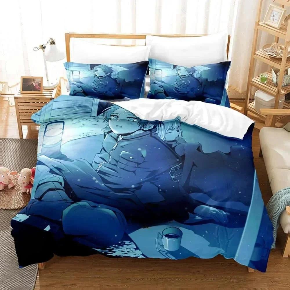 3D Anime World Trigger Bedding Set Printed With Pillowcase Bed Duvet Cover Soft Single Double Queen Super King Size Home Textile