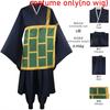 Costume Cosplay Geto Suguru Kimono Nero Blu Uniforme Scolastica Vestito Anime Costumi di Halloween Per Donna Uomo