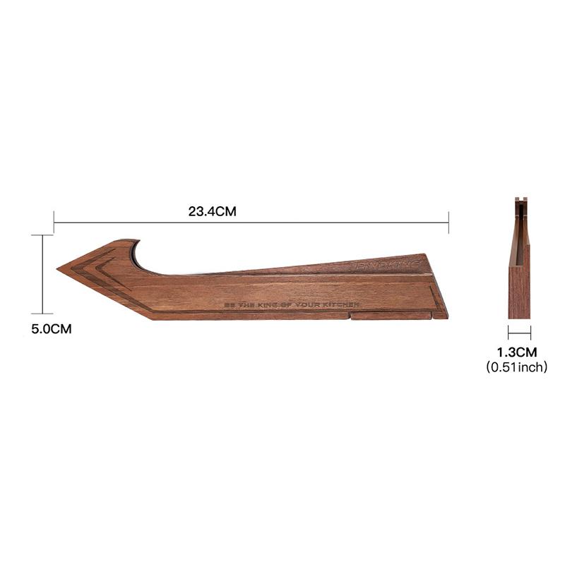 Kitchen Knife Protector Wooden Blade Guards Japanese Raw Fish Knife Rack Sashimi Knife Cover Wood Stand Walnut Knife Holder