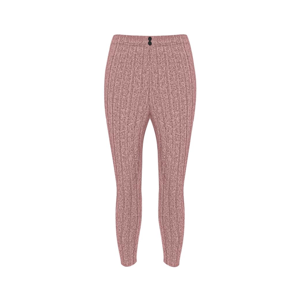 Jesień i Zima Wyszczuplające Obcisłe Spodnie dresowe Proste Codzienne Pogrubione Legginsy z wysokim stanem Moda