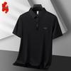 Men's Summer Ice Silk Short Sleeve Polo T-Shirt