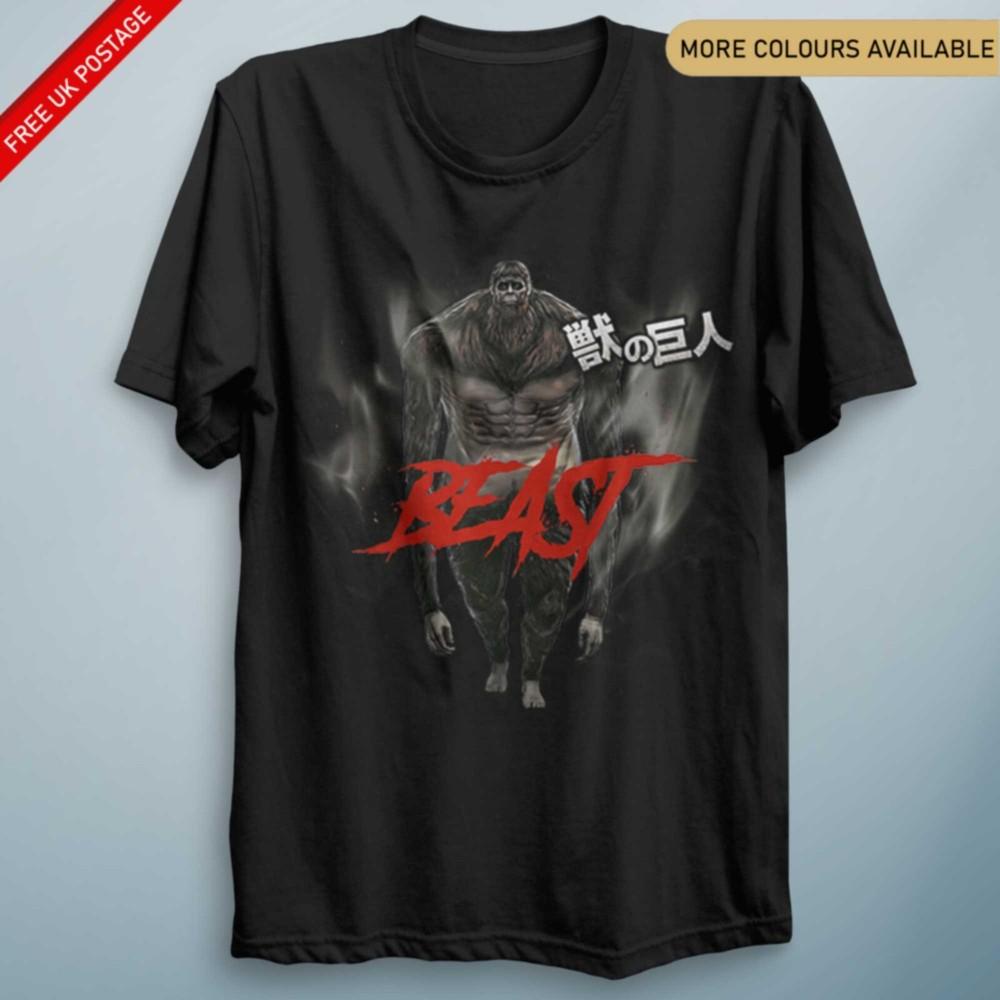 Anime Zeke Beastly Titan AOT Anime Inspired T Shirt Cosplay Top Unisex