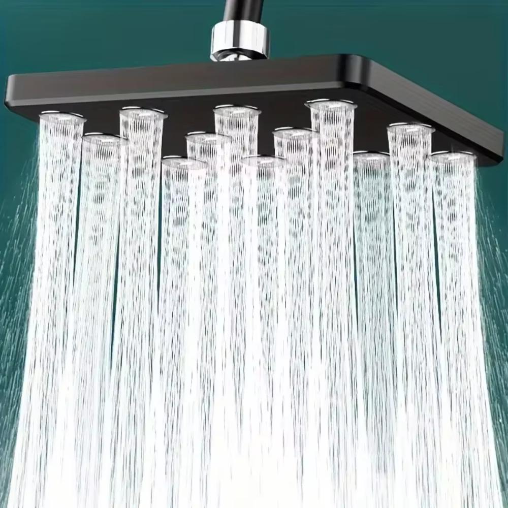 360° Rotating Bath Shower Head Large Panel Pressurized Shower Head Shower Replacement  Bathroom Use