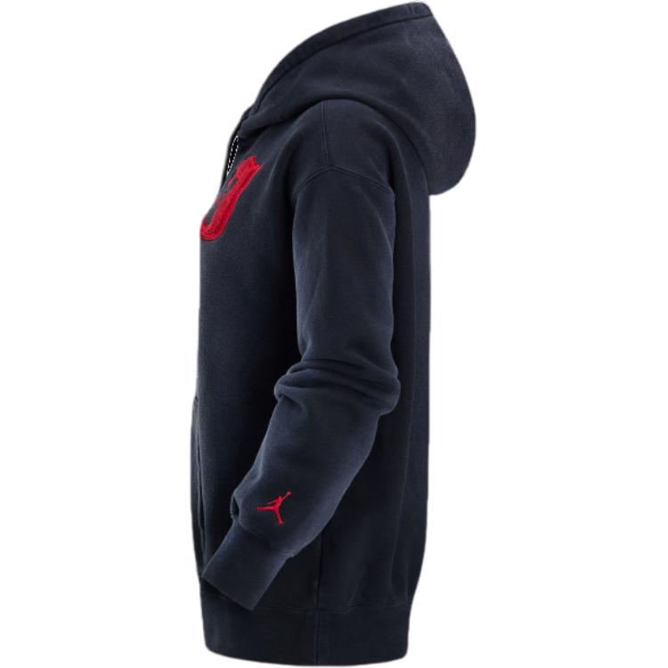 Jordan Flight Fleece Dış Mekan Günlük Spor Kapüşonlu Uzun Kollu Sweatshirt Kadın kapüşonlular Siyah FV7063-010