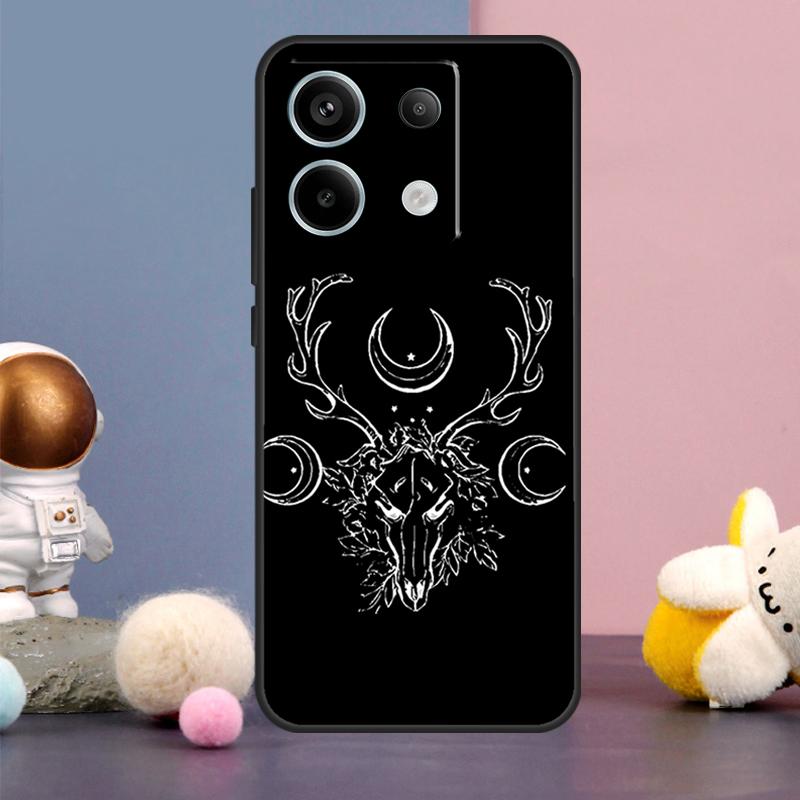 Hexerei Okkultes Pentagramm Hülle Für Xiaomi Redmi Note 14 9 10 11 12 13 15 Pro Plus Redmi 15 15C 10C 12C 13C 14C Abdeckung