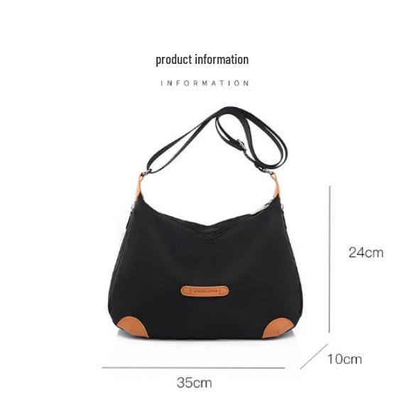 Trendy Women's Oxford Cloth Crossbody Shoulder Tote Bag