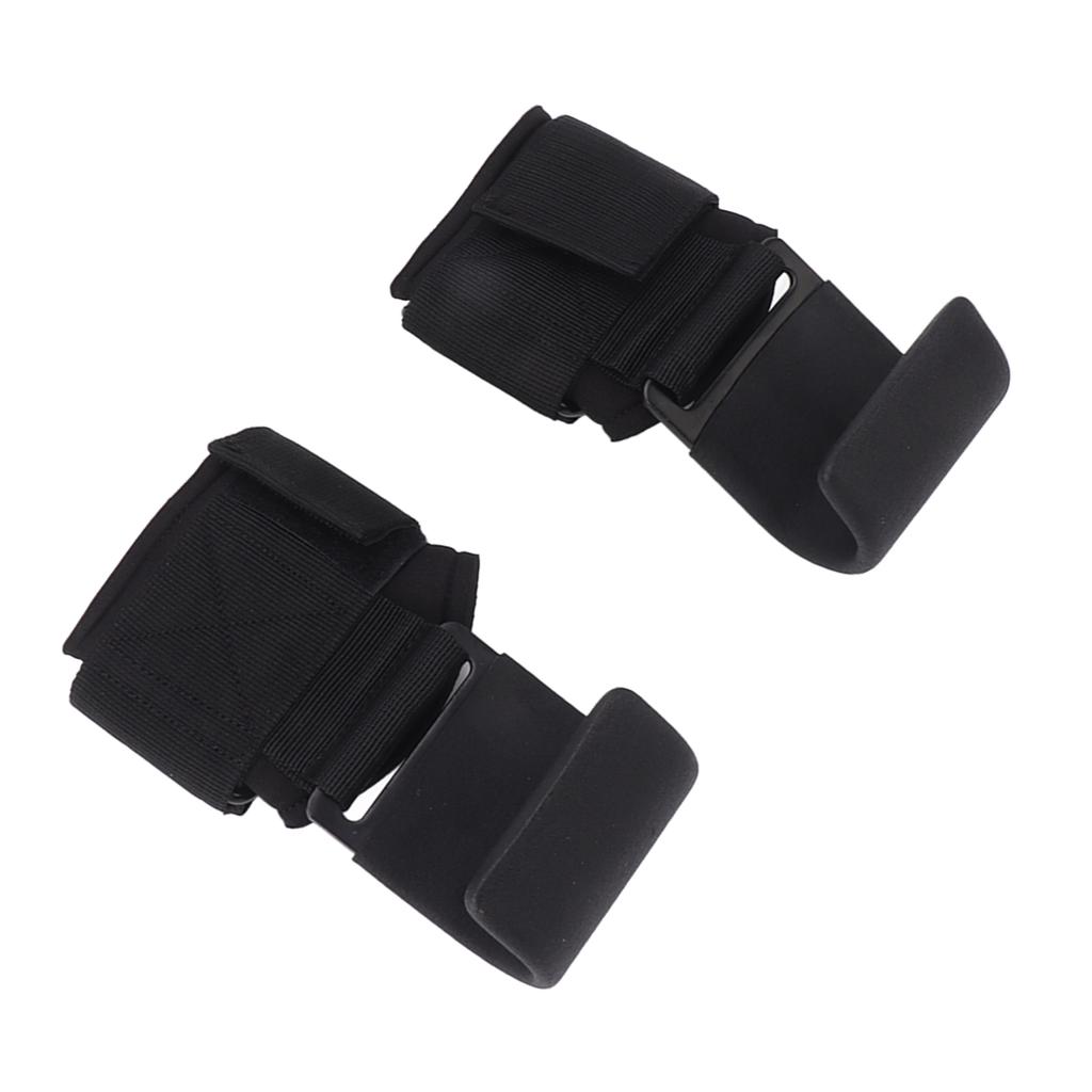Weight Lifting Hook 2PCS Thicken Pads Non Slip Heavy Duty Lifting Wrist Straps for Men Women Adult