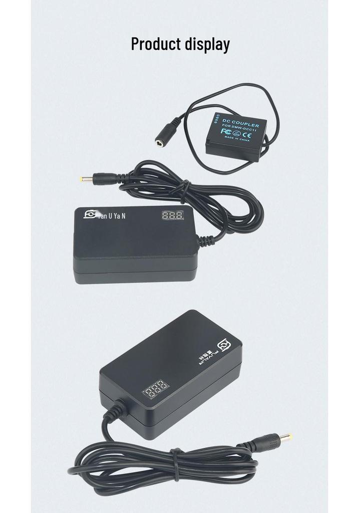 DCC11 Power Supply for Panasonic DMC-LX100, GX7, ZS110, BLE9, BLG10 Batteries