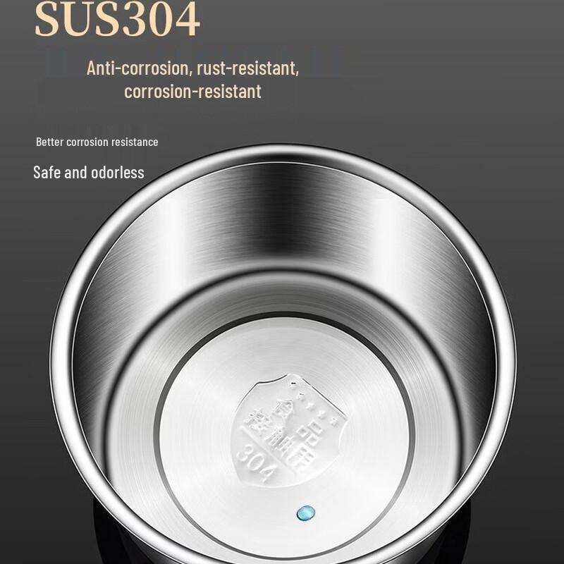 Huabeisen 304 Stainless Steel Basin with Lid