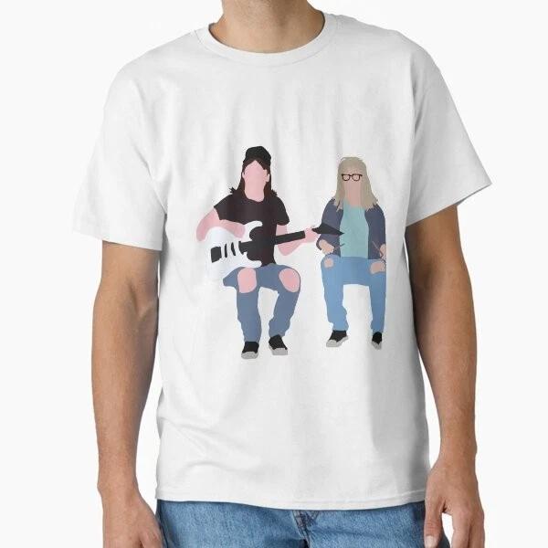 Waynes World Classic Tshirt Made In Usaaus Tshirt S2xl S