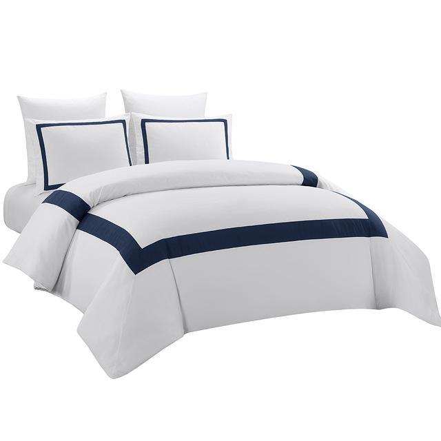 

45Bedding Set Red Double Bed Luxury Stitching Comforter Bedding Sets Geometric Bed Linen Set BE47001 US King264x229cm-3pc