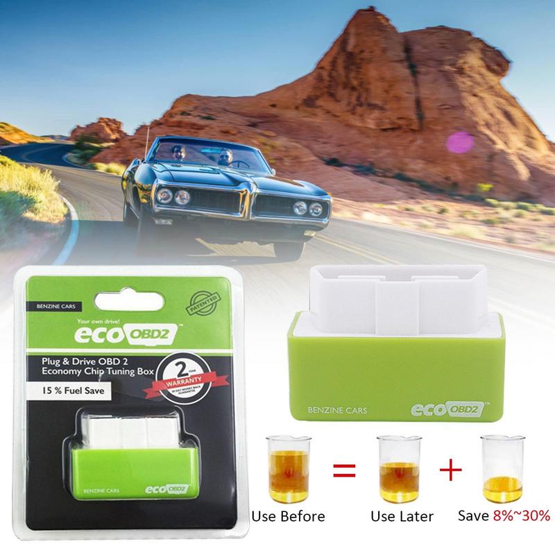 Vehicle Fuels Saver Universal Eco 2 Universal Benzine Economy Fuels Saver Tuning Box Chip Devices For Petrol Cars Accessories