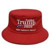 Donald President Trump 2020 Keep America Great Cap Embroidered Bucket Hat Unisex