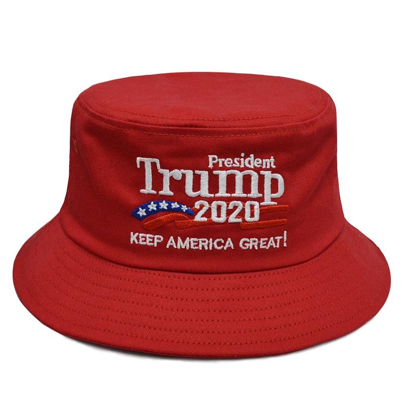 Donald President Trump 2020 Keep America Great Cap Embroidered Bucket Hat Unisex