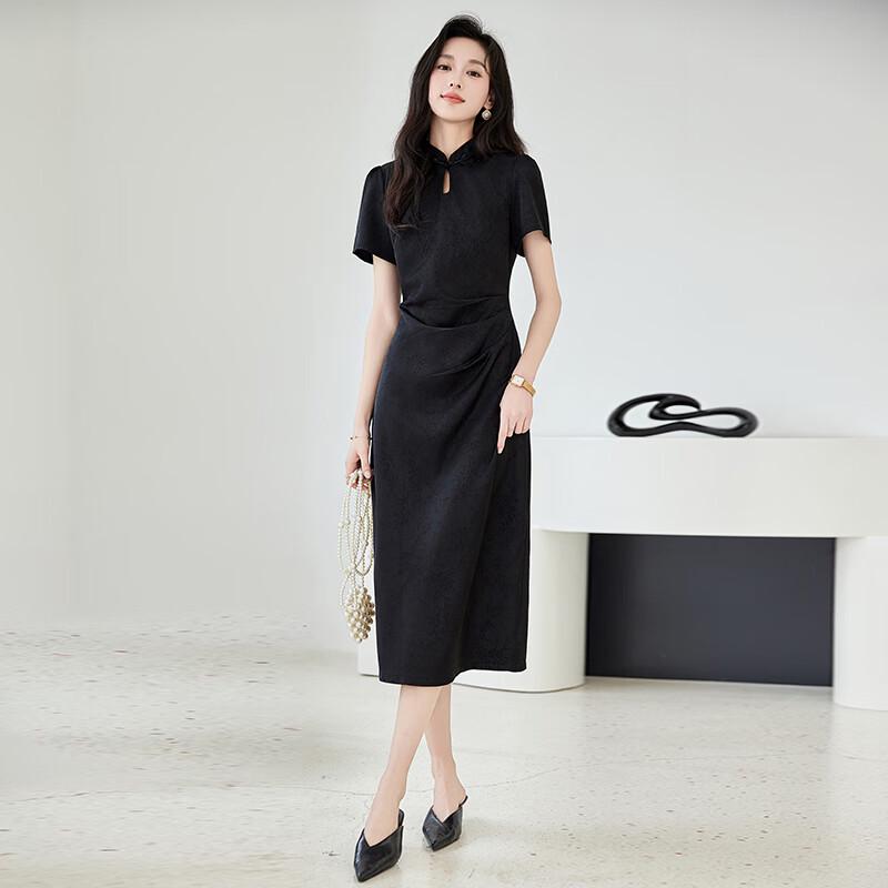 VICTORIA&VERA New Chinese Style Jacquard Qipao Dress