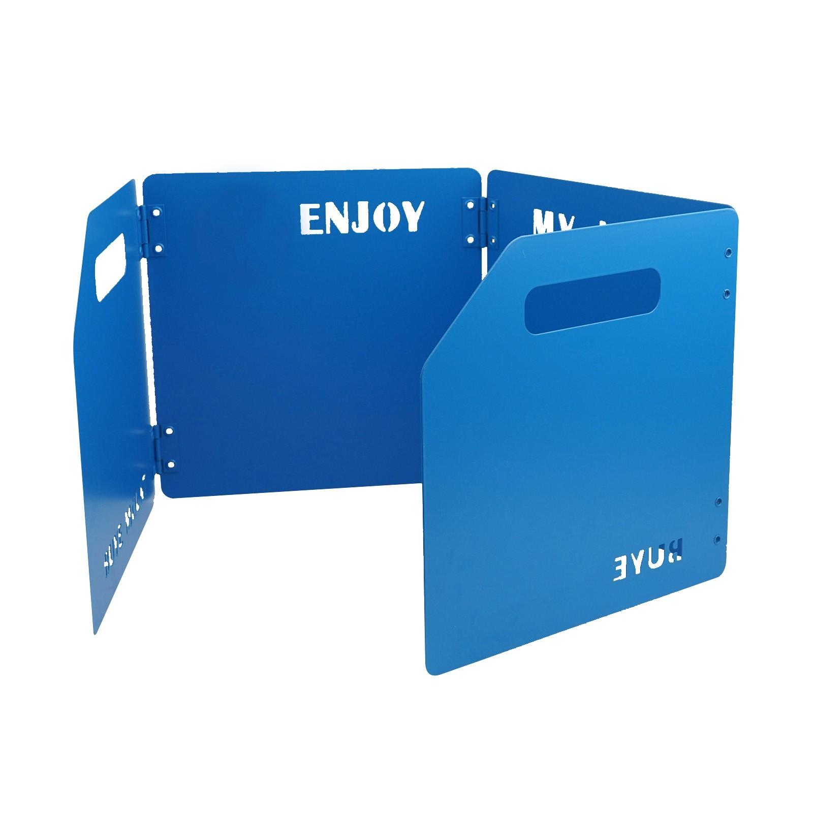 

Складная газовая плита из нержавеющей стали с защитой от ветра, сильная совместимость синий