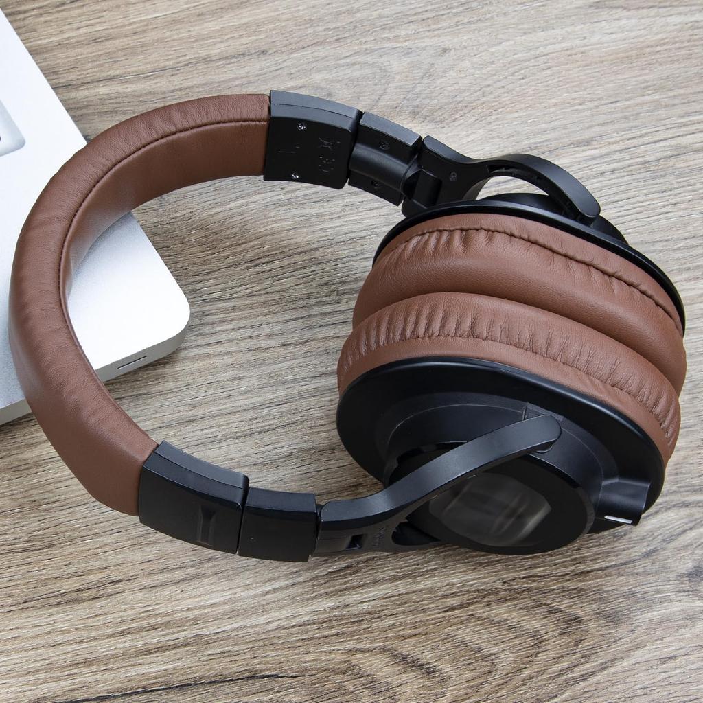 SOULWIT Headband Cover for Audio Technica ATH M40X Protective Protein Leather Headphone Replacement Repair Head Strap Replacement Band Coffee M40,