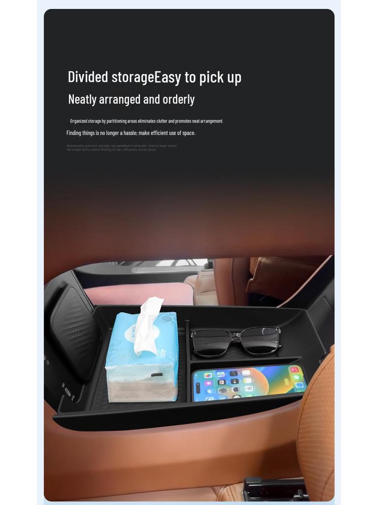 Enhanced Storage Box Divider & Organizer for Geely Galaxy M9 Console
