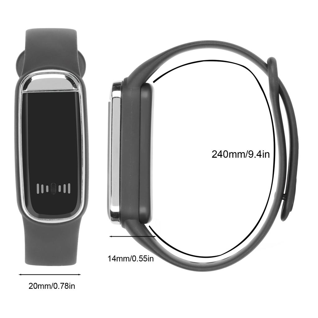 Digital Watch LED Screen 12Celsius24 Hour Rechargeable Stylish Electronic Wrist Watch for Men Women