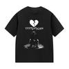 2026 Raper XXXTentacion RIP Złamane Serce Grafika z Albumu Koszulka Unisex Hip Hop Vintage Moda Bawełniana Koszulka z Krótkim Rękawem Streetwear