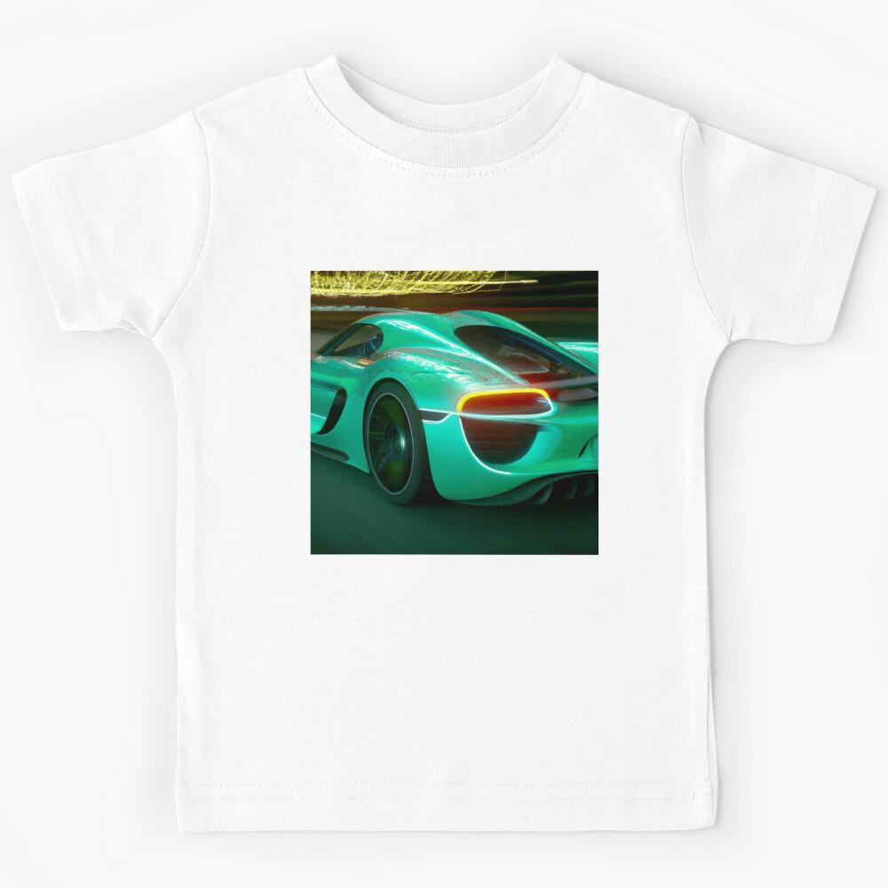 Neon Road - Porsche 918 Spyder Kids T-Shirt 150