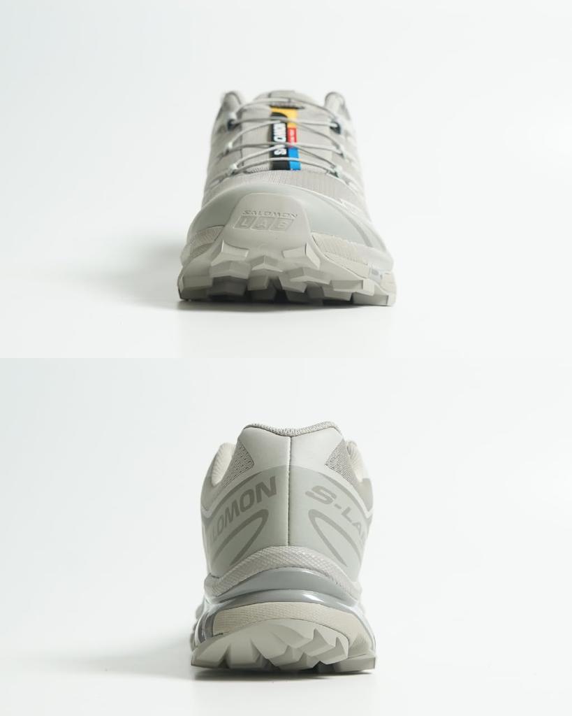 Salomon XT-6 Sport Style Sneakers, Gray, Unisex, Size 26.0cm (Ghost-gray), 474448