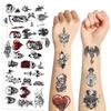 Black and white skull series (10 sheets/pack) – matches the image
