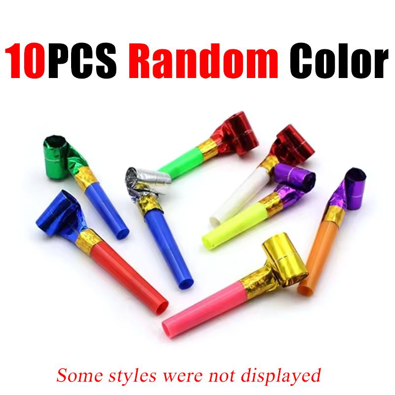 

10-40PCS Random Mix Color Blowing Dragon Whistle Fun Party Blowouts Noisemakers Tongue Whistles Party Souvenir Carnival Gift ZYF
