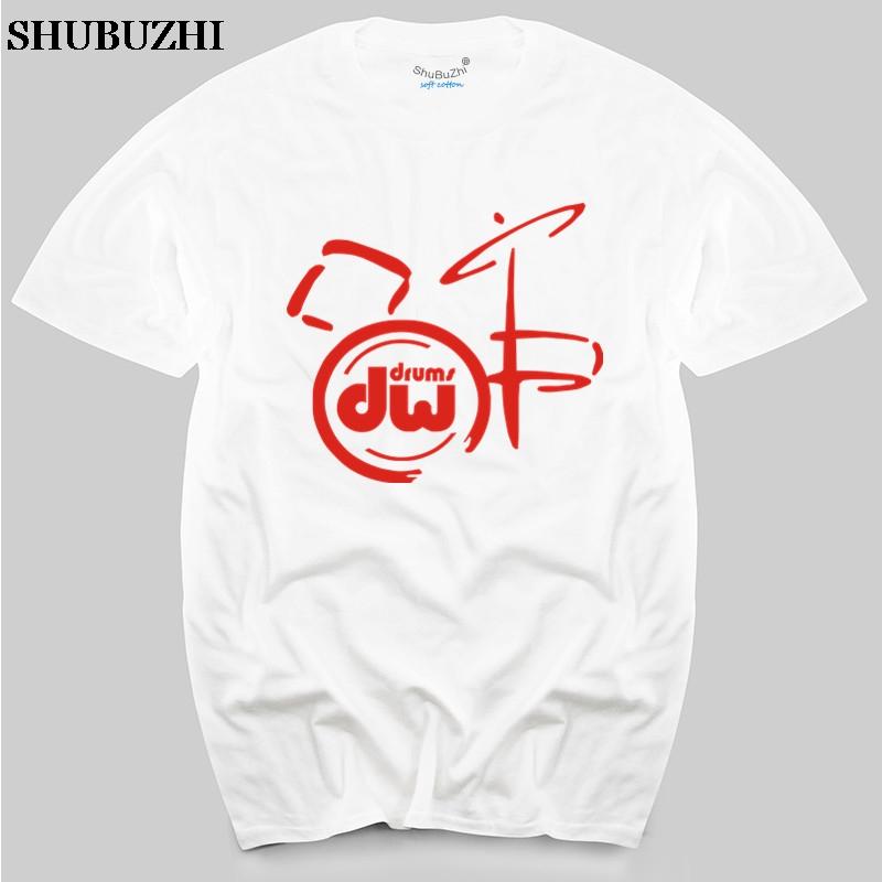 DW Drum - Music Instrument Logos Men Black T Shirt Size S To 3XL Top Tees Men T-shirt Summer Brand T