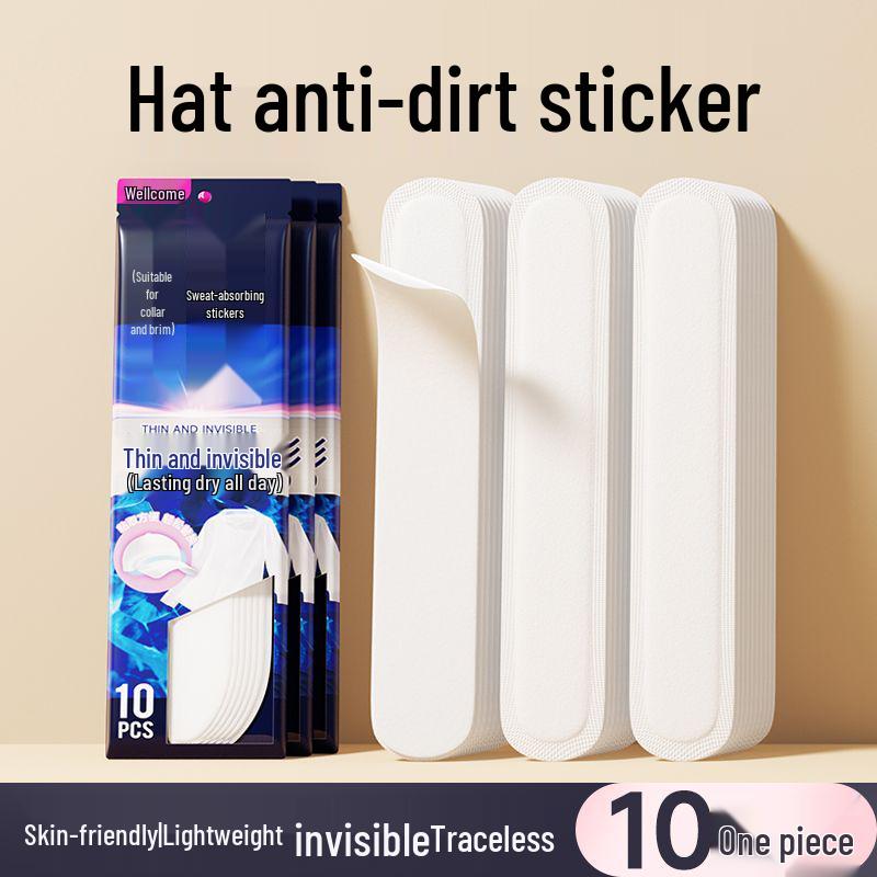 

Одноразові вбираючі піт наклейки на козирок капелюха - Дихаючі, Захист від бруду, Невидимі