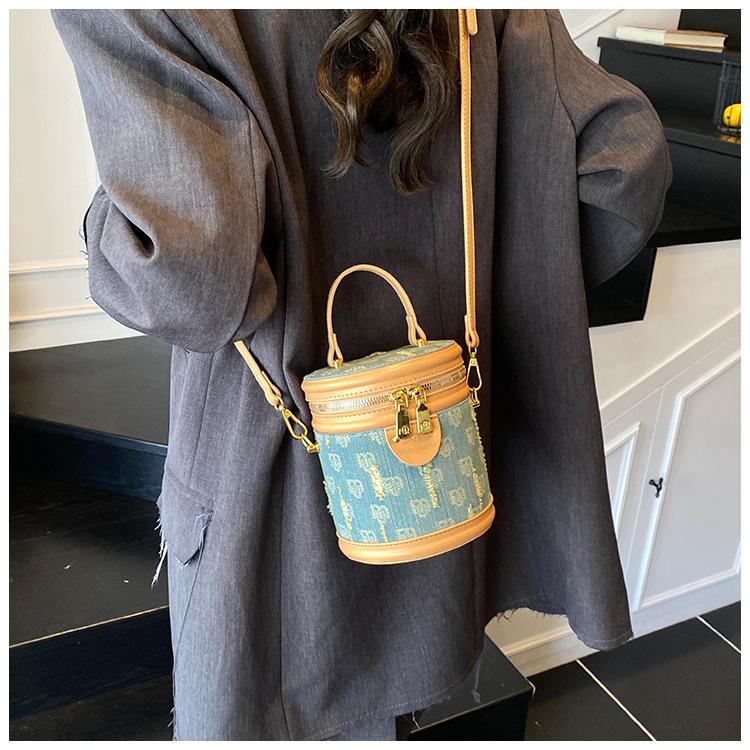 Taschen Mode Tragbare Kleine Eimertaschen Damen Neue Trendige Fortgeschrittene Textur Nische Schulter Umhängetasche
