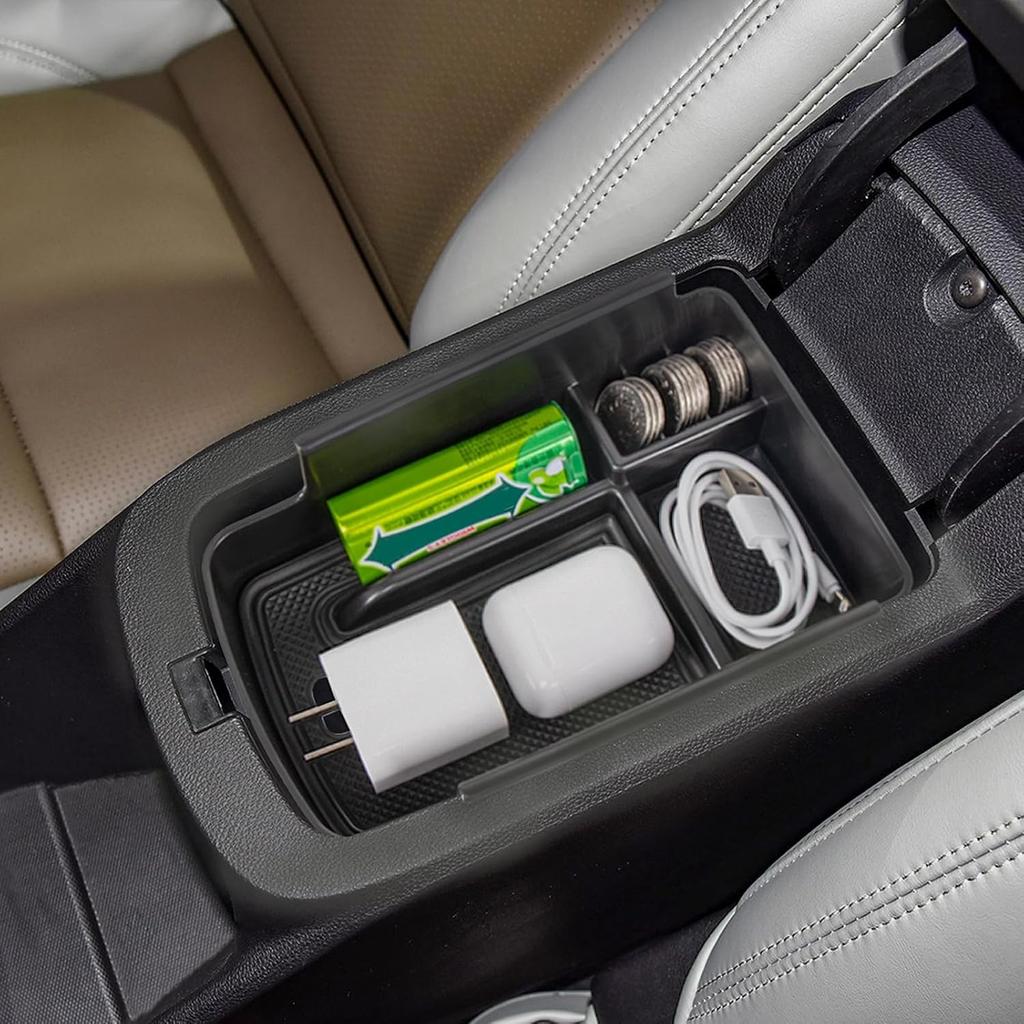 Center Console Organizer Tray Compatible with 2024 2025 Armrest Storage Tray
