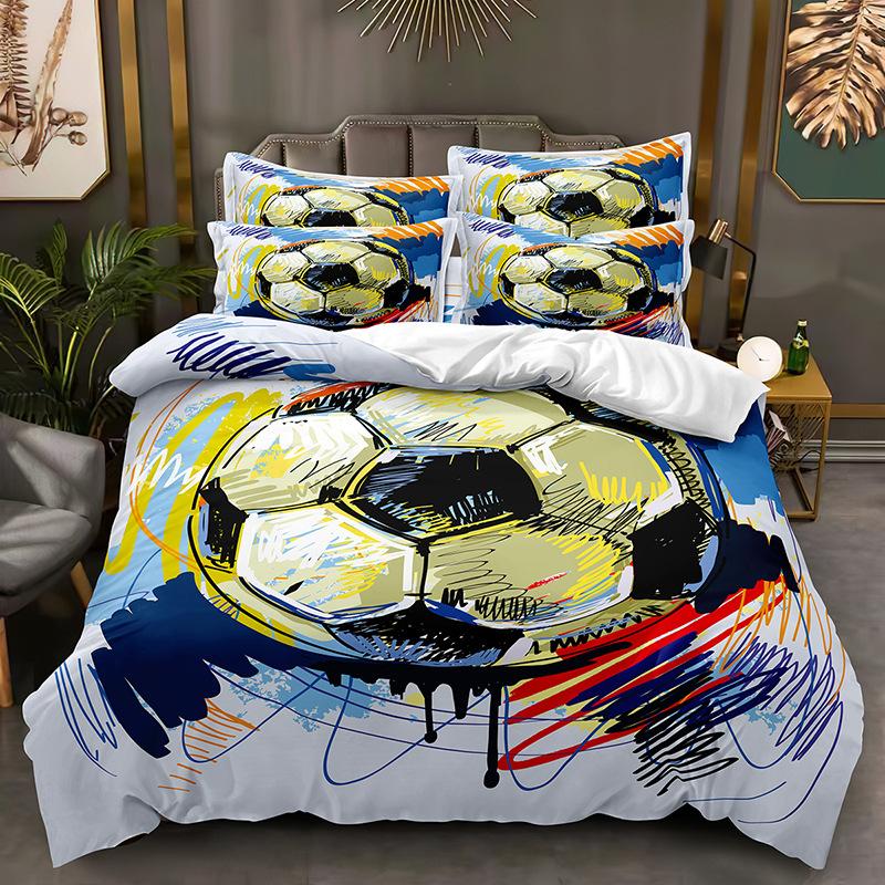 Fashion Technology Printing, 3D Digital Printing, Bedding, Duvet Covers, Pillowcases, Three-piece Sets