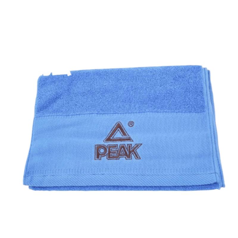 Длинное спортивное полотенце PEAK из 100% хлопка синий