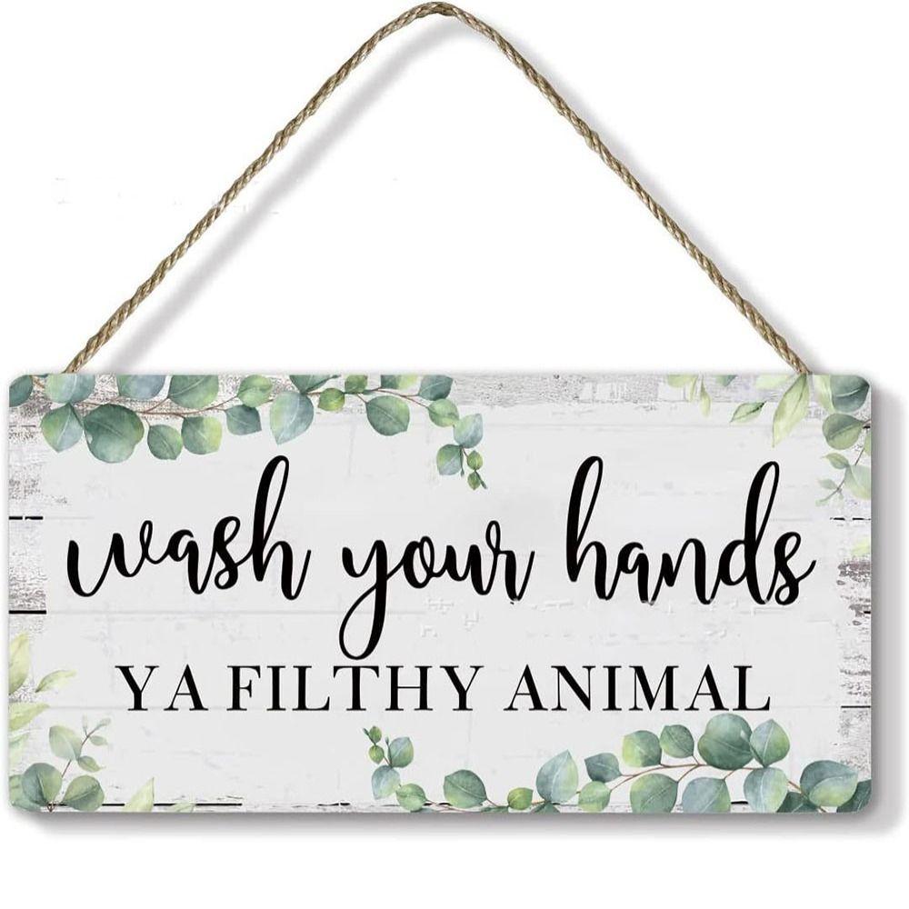 

Зеленая деревянная декоративная бирка 8*12 дюймов для украшения стен дома в ванной комнате