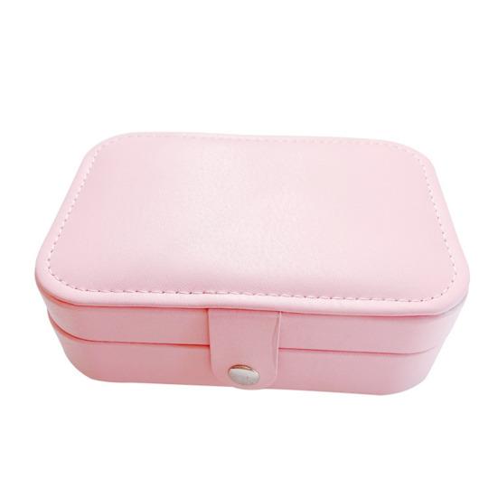 Jewelry Storage Box Earring Necklace Holder Large Capacity Multiple Compartments Lightweight Portable Jewelry Organizer
