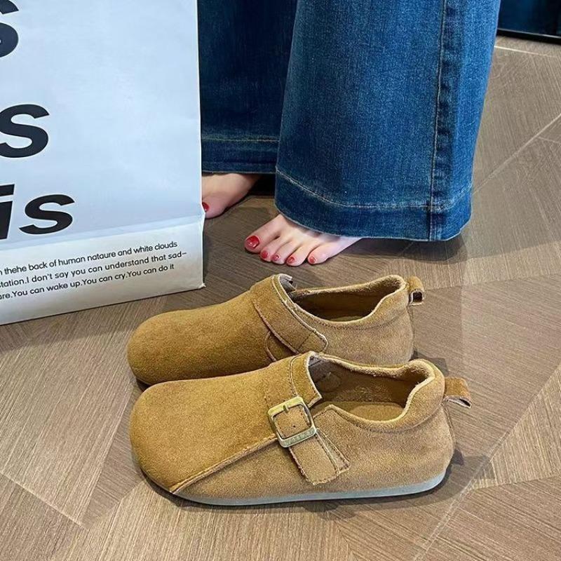 Versatile and Comfortable All-inclusive Women's Autumn New Lazy One-pedal Doudou Shoes