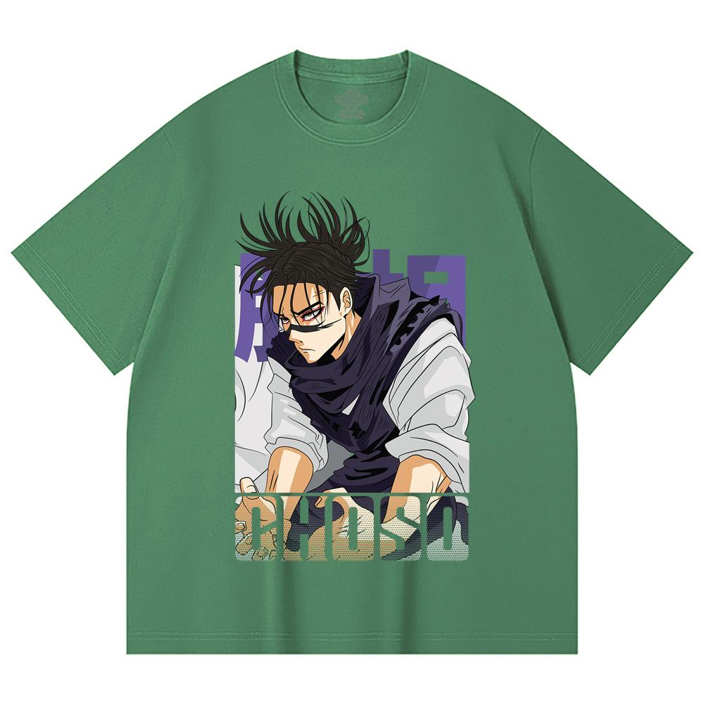230 Gsm 100% Katoen Jujutsu Kaisen V29 Choso Print Unisex Zwaar Katoen T-shirt
