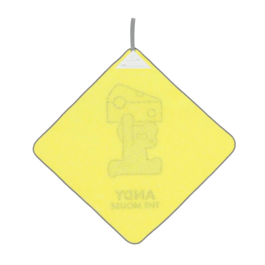 Marushin Loop Andy the Mouse and Yellow Character School Suitable for Boys and 1705004700 Towel, Cheese, Design, Kindergarten/Preschool/Elementary