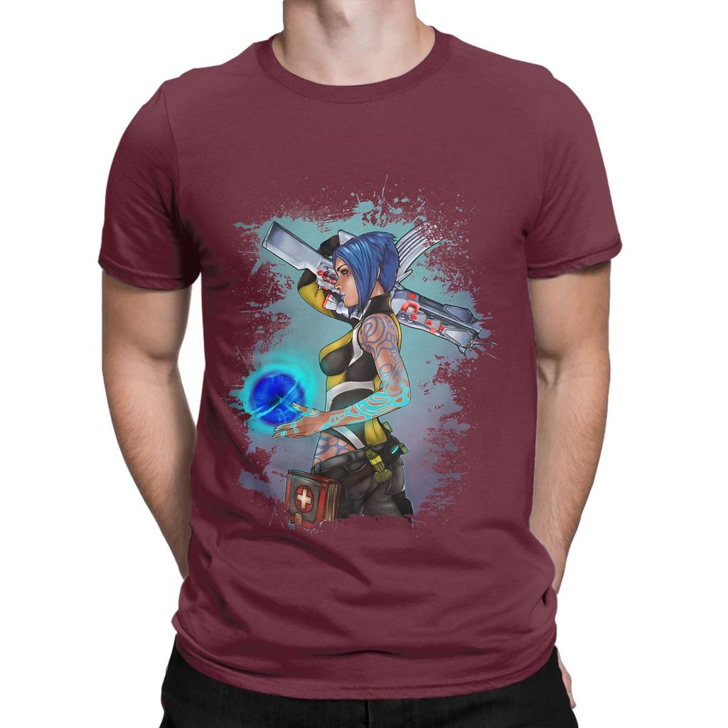 bBorderlands the Siren Splatter Tee Graphic 100 Cotton TShirt bBorderlands Tops Tees For Unisex