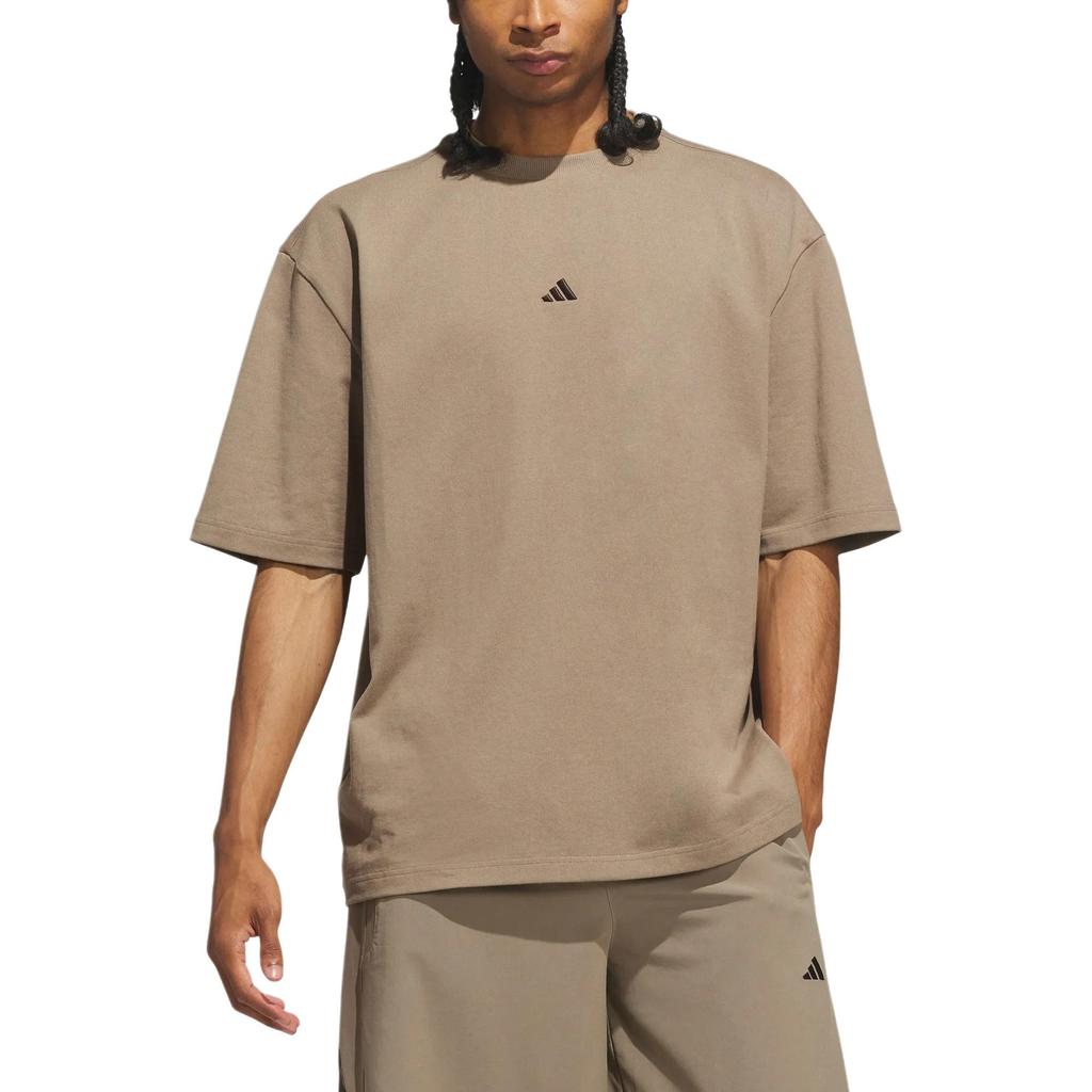 adidas Basketball Single Jersey Loose Knit Basketball Round Neck Short Sleeve T-Shirt Unisex Tops KR2094