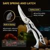 Stainless Steel Kitchen Scissor, Poultry & Fish Cutter Cleaver Knife for Cooking Ultra-Sharp Bone Scissor Meat Fruit Boning Duck Fish Scissor