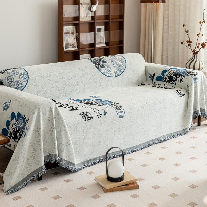 Sofa Cover Cloth Sofa Towel Chinese Style All-season Chenille Full Cover Sofa Cushion Sofa Cover Blanket